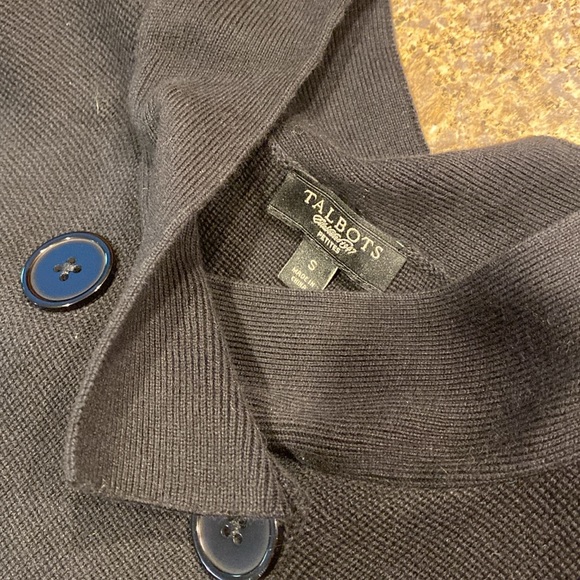 Talbots Black Sweater Petites Small - Picture 3 of 15